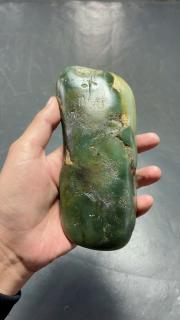 和田玉翠青籽料原石